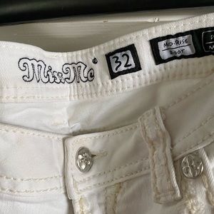 Miss Me White Jeans